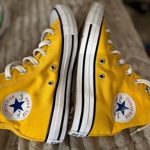 Converse Yellow High-Top Sneakers